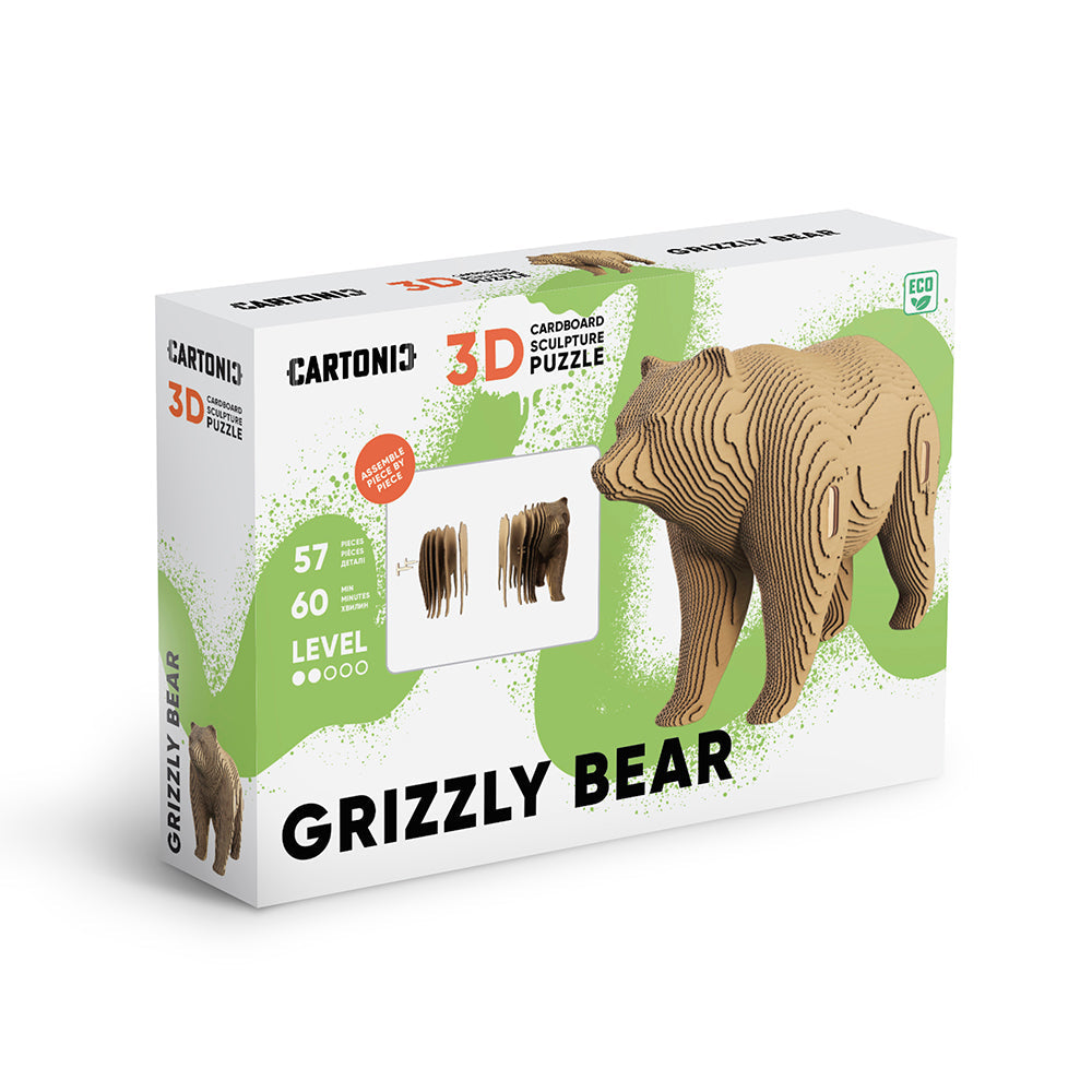 3D Puzzle, Grizzly Bear