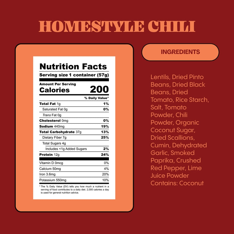 Homestyle Chili Instant Lentils