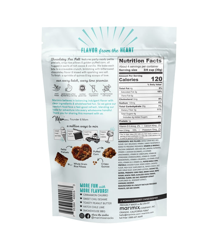 Crunch-Baked Snackmix, Chocolatey Sea Salt