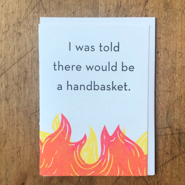 Hell in a Handbasket Card