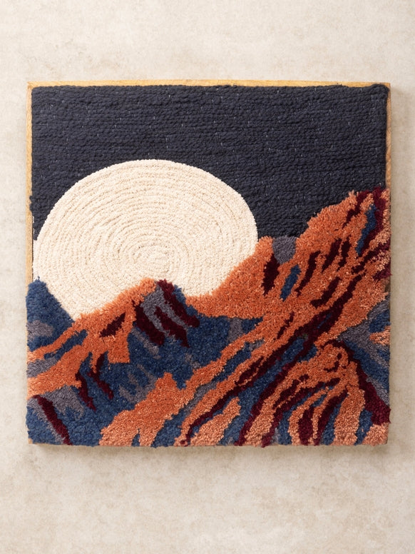 Mirza Tufted Mountain Moon Wall Art