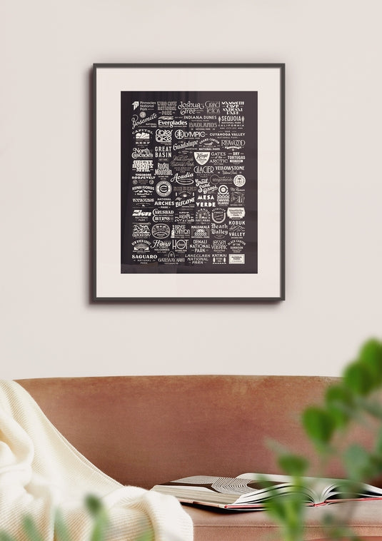 National Park Type - 18x24 Poster