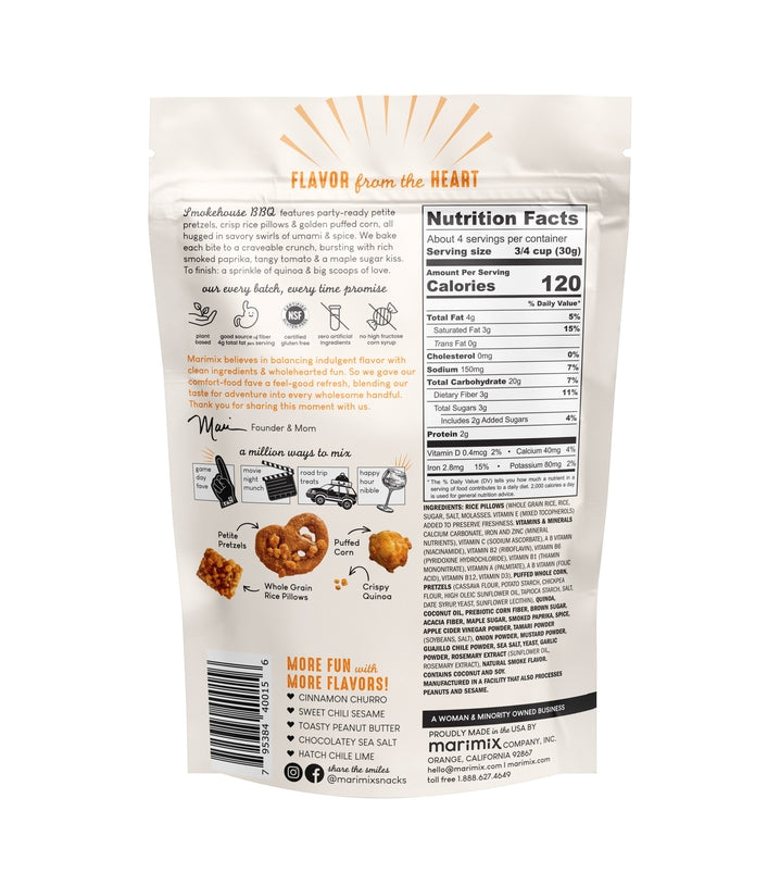 Crunch-Baked Snackmix, Smokehouse BBQ
