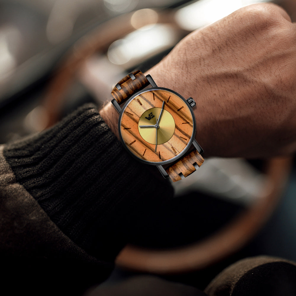 Sunrise Wooden Watch