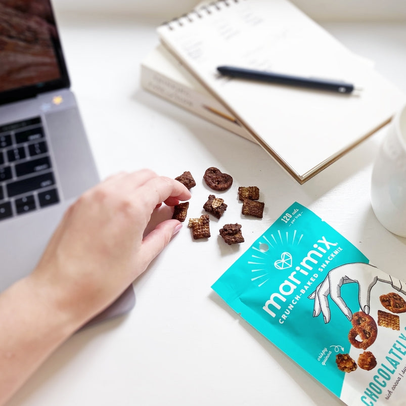 Crunch-Baked Snackmix, Chocolatey Sea Salt