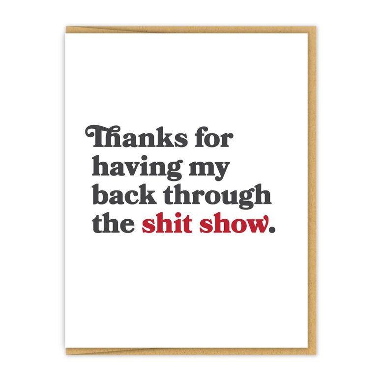 The Shit Show Card