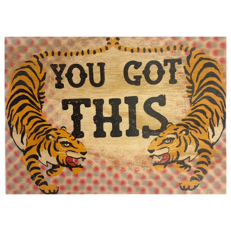 You Got This Wood Card