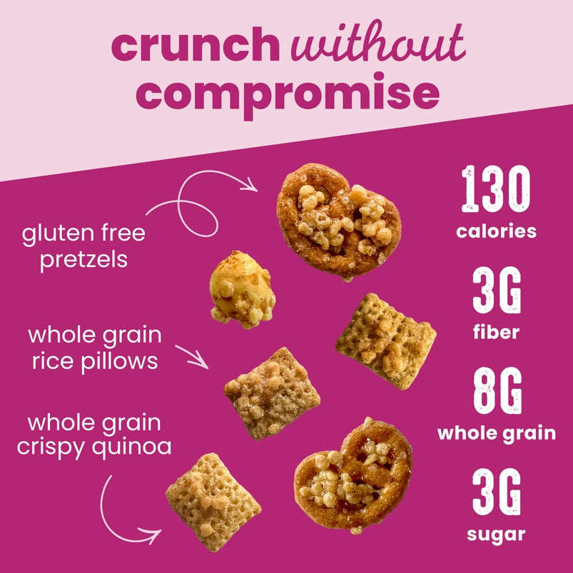 Crunch-Baked Snackmix, Toasty Peanut Butter