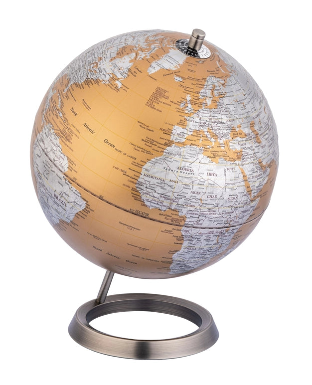 23.5 Degree Tilt Globe - Bronze/Silver