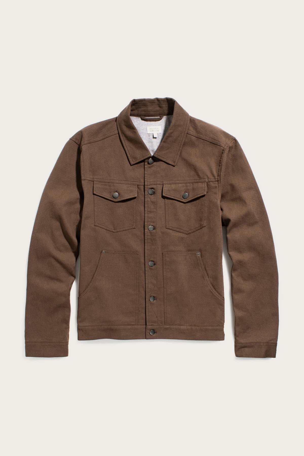 Burl Trucker Jacket, Walnut