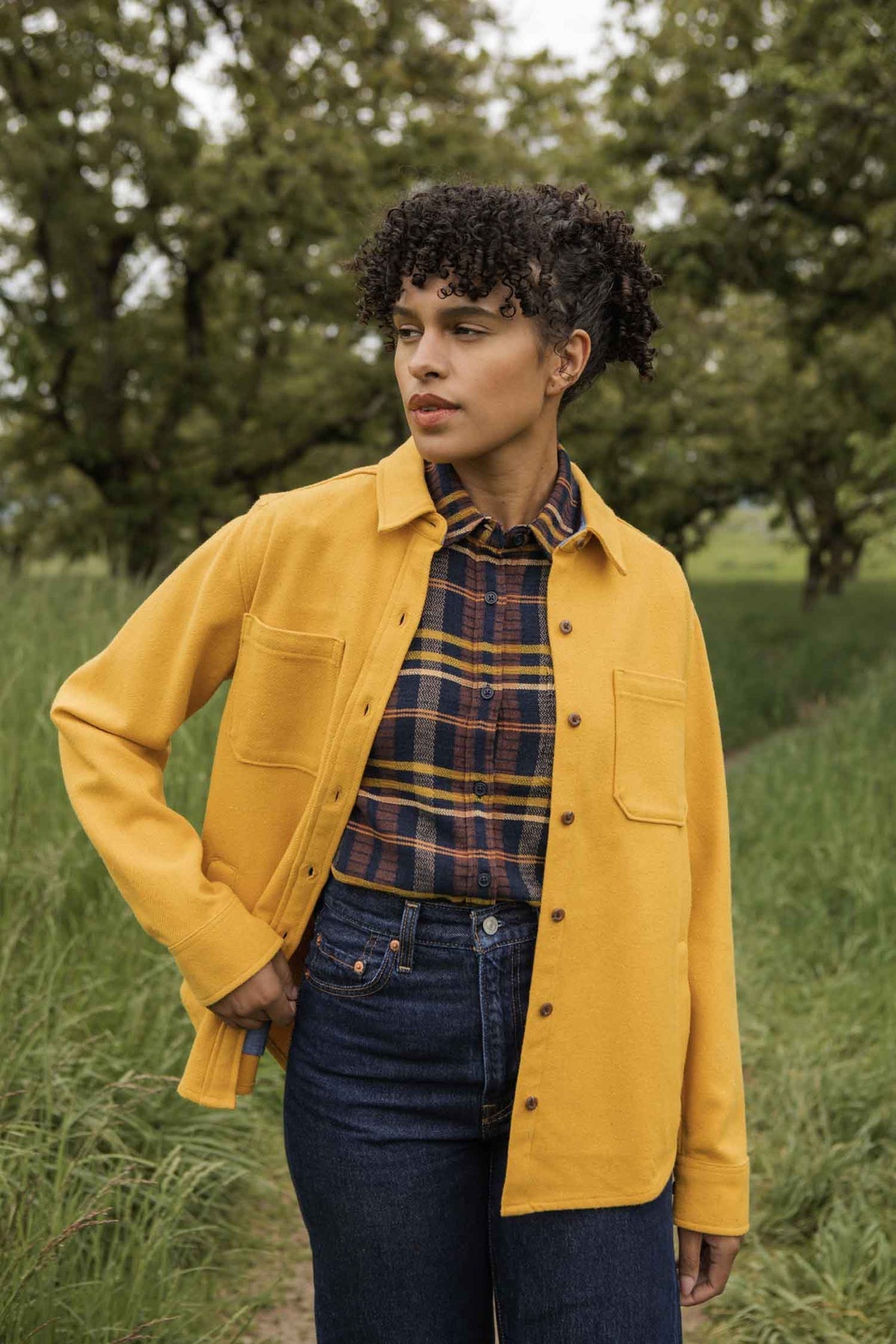 Dawson Overshirt, Antique Gold