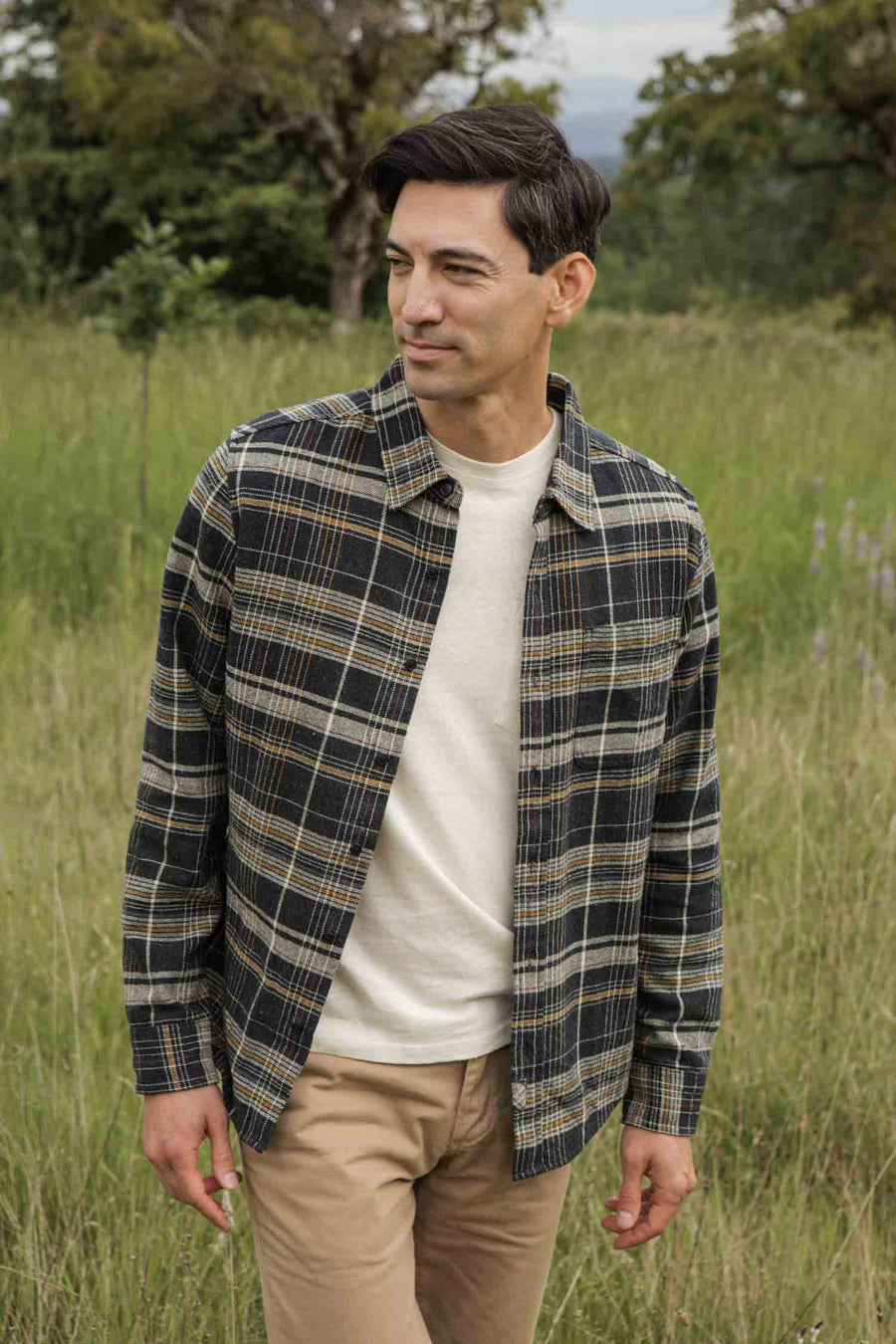 Larson Shirt Volcanic Plaid
