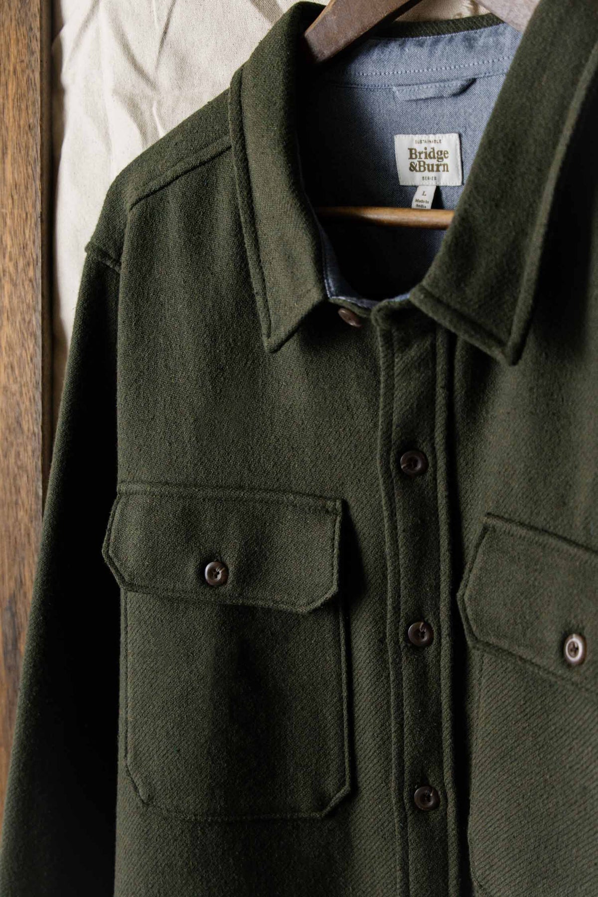 Pointer Overshirt, Dark Sage
