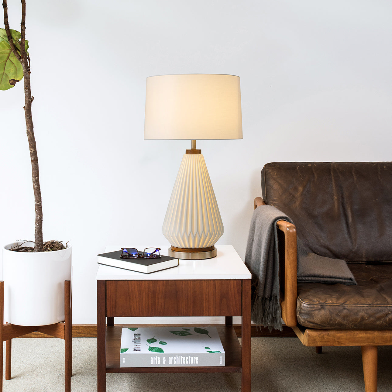 Concord Contemporary Table Lamp - 28"