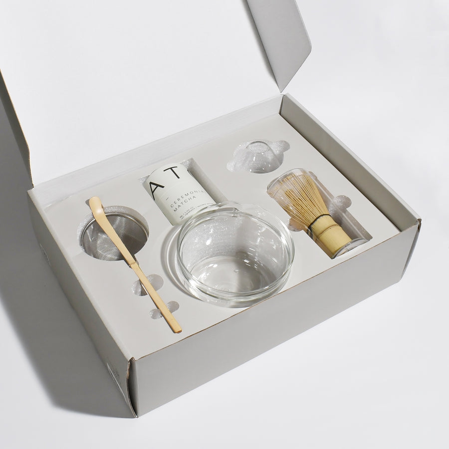 Matcha Set with Matcha, Clear