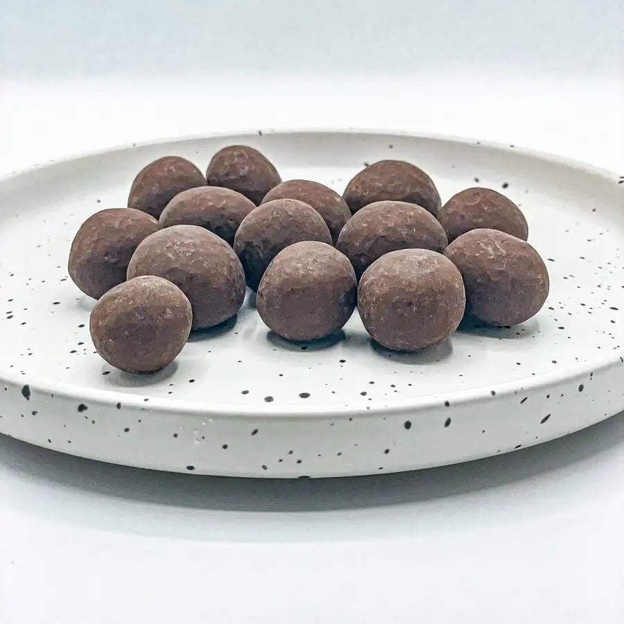Dark Chocolate Covered Macadamia Nuts, 4oz