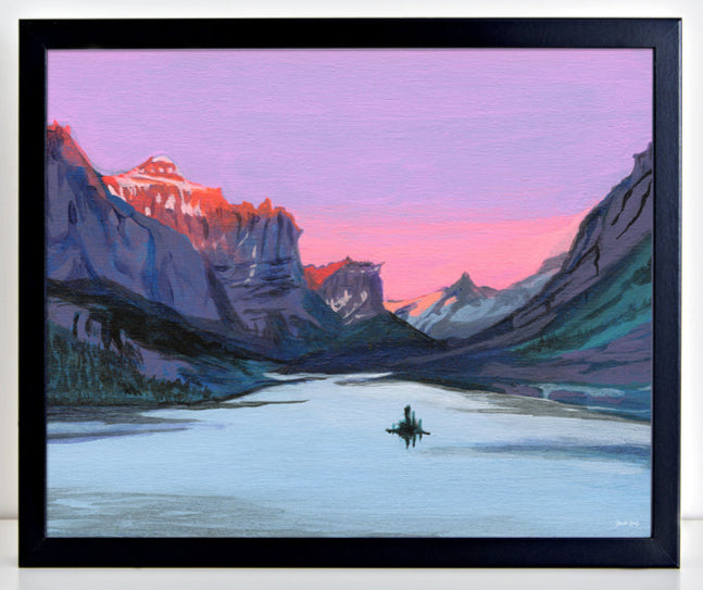 Glacier National Park, 18x24 Framed