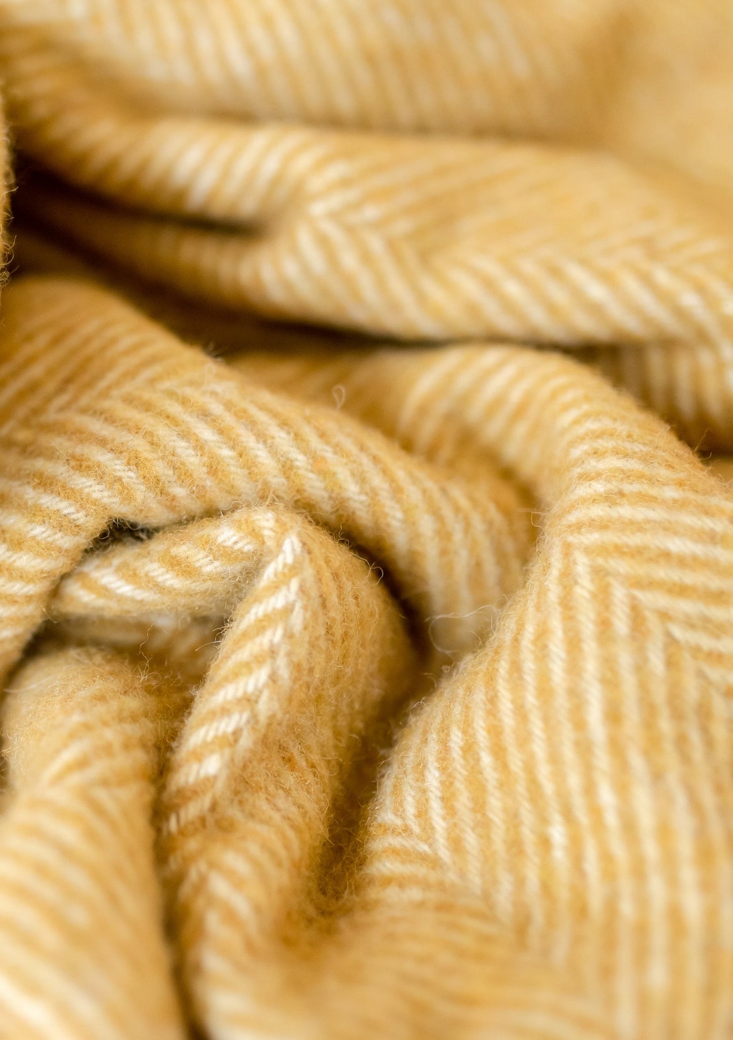 Recycled Wool Herringbone Blanket