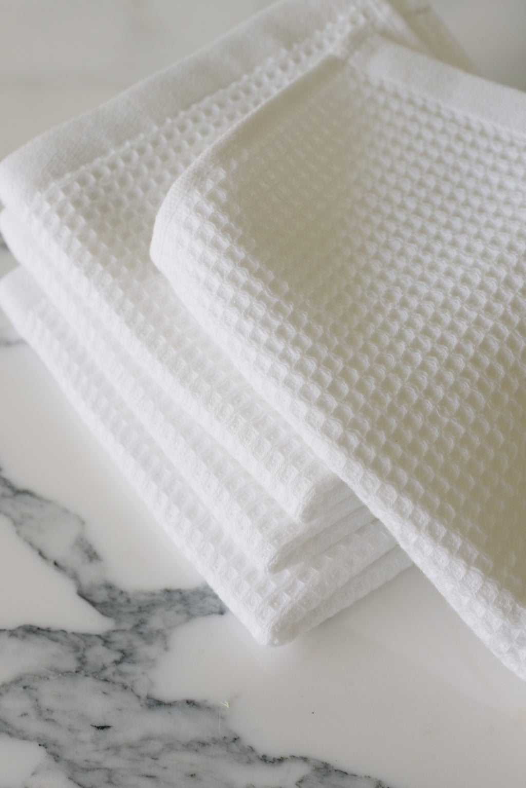 Waffle Washcloths - Set of 4