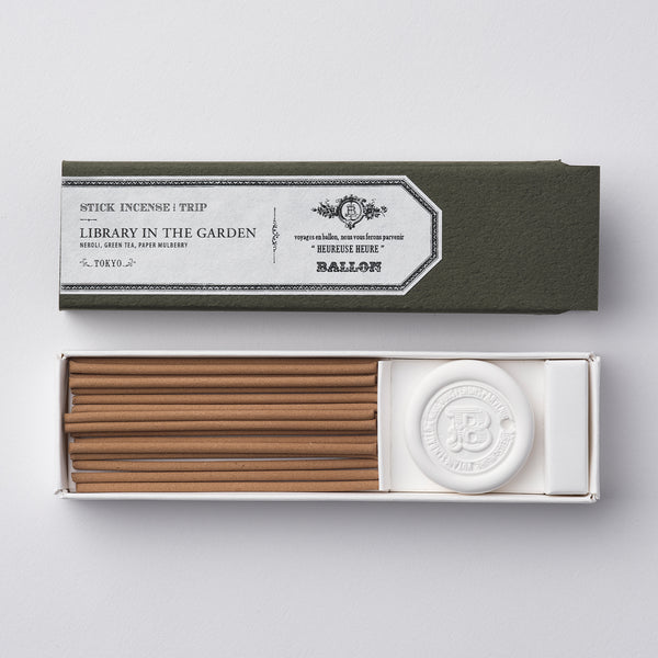 Box of 20 Incense Sticks, Library in the Garden