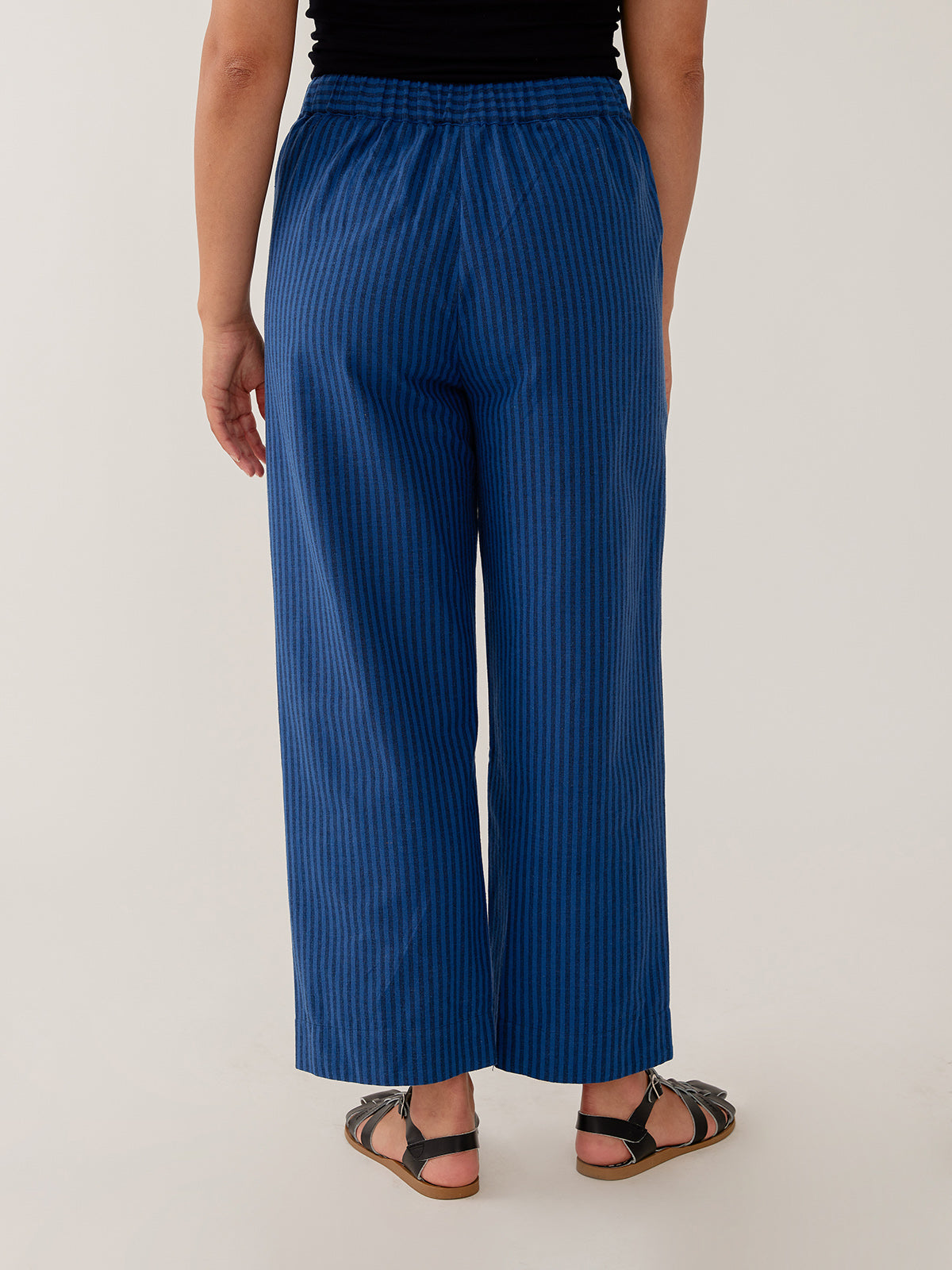 Emmy Pant - Cerulean Stripe