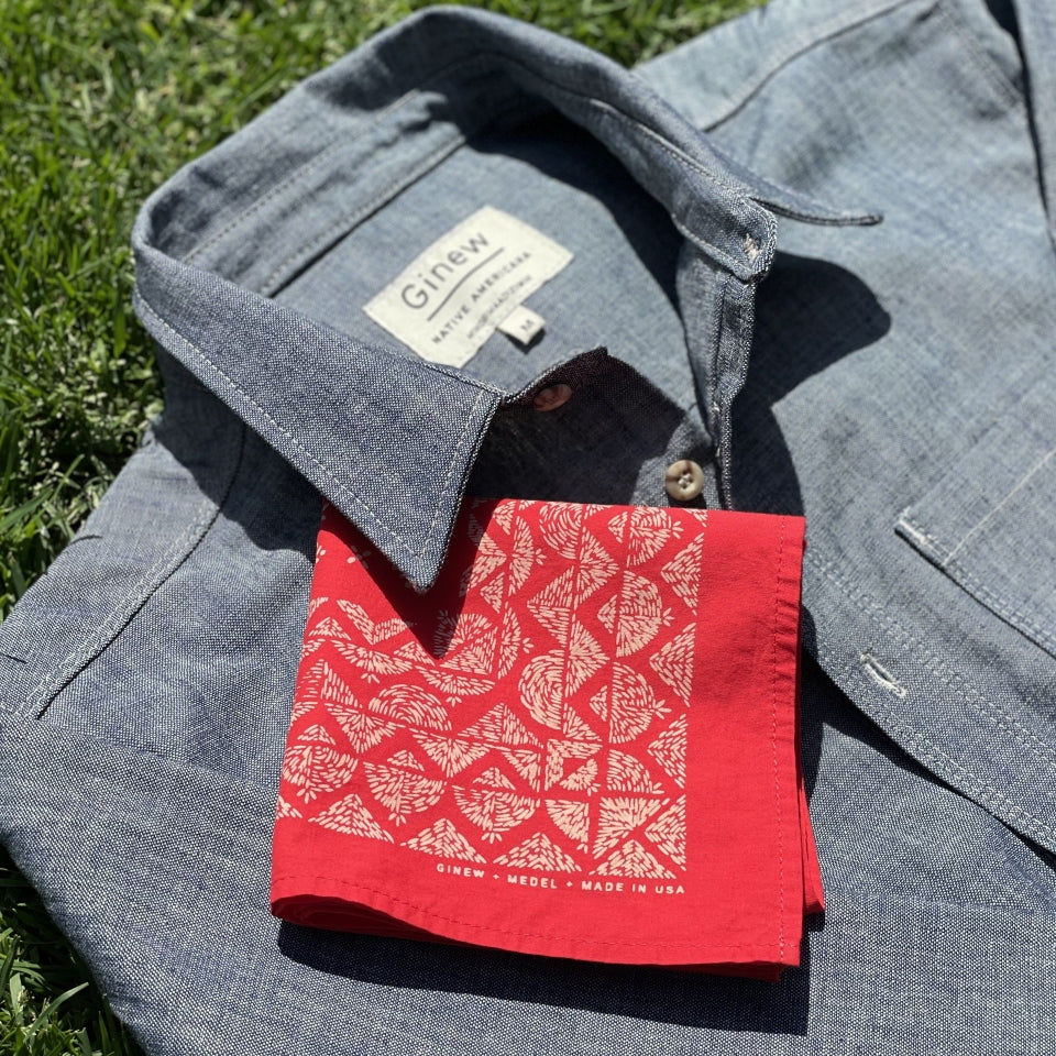 Mohican Crew Shirt, Dark Chambray