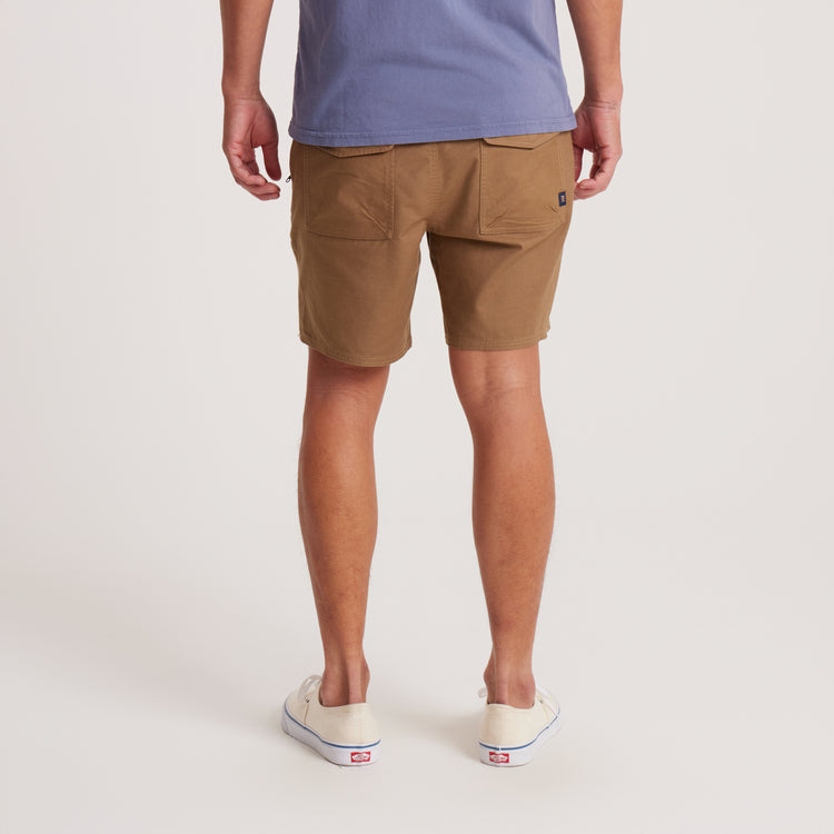 Layover Traveler Shorts, Dark Khaki