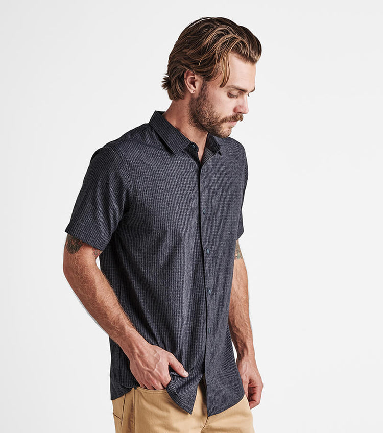 Bless Up Men's Short Sleeve Shirt, Black