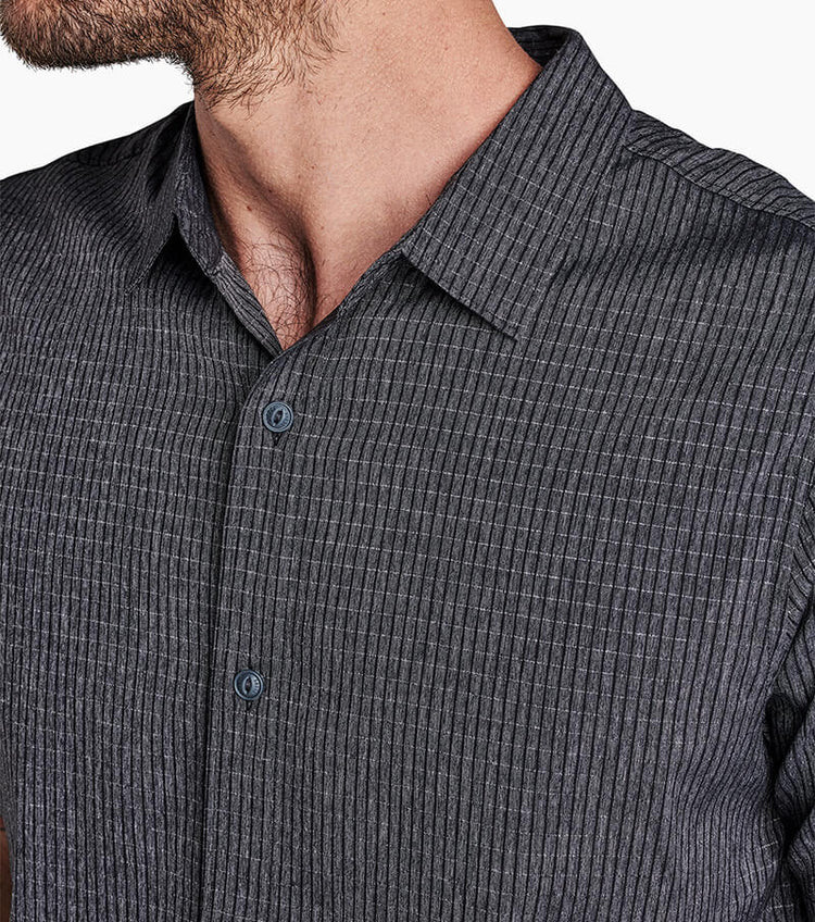 Bless Up Men's Short Sleeve Shirt, Black