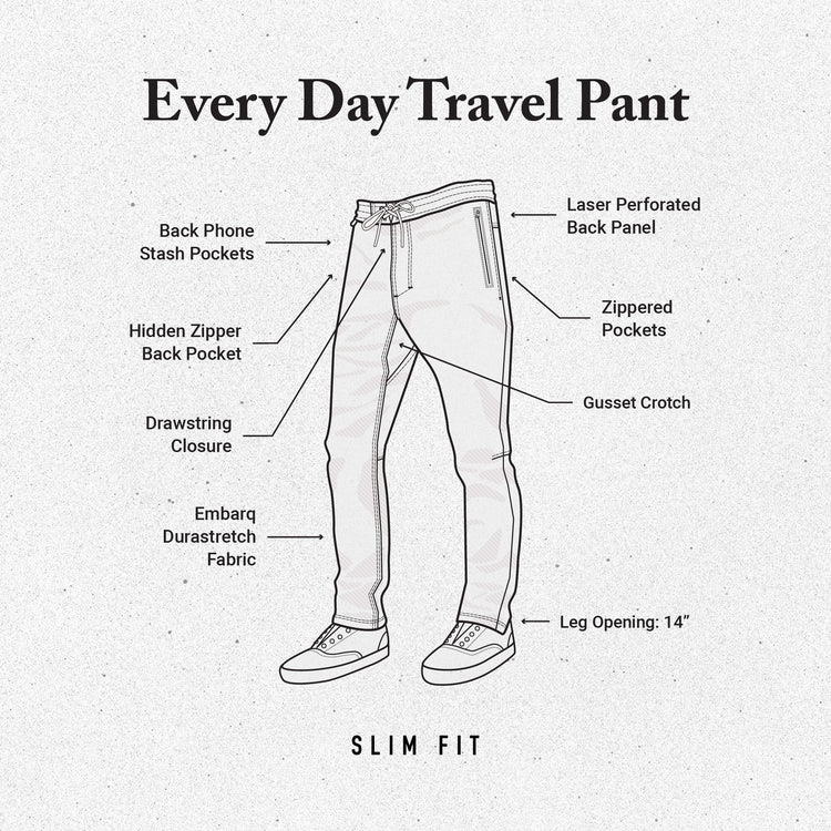 Layover Traveler Pants, Black