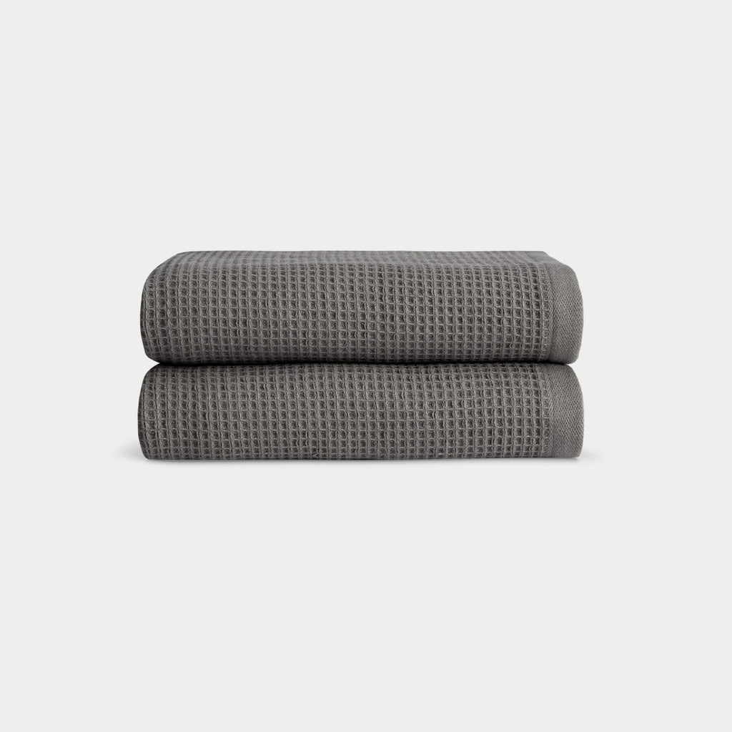 Waffle Hand Towels - Set of 2