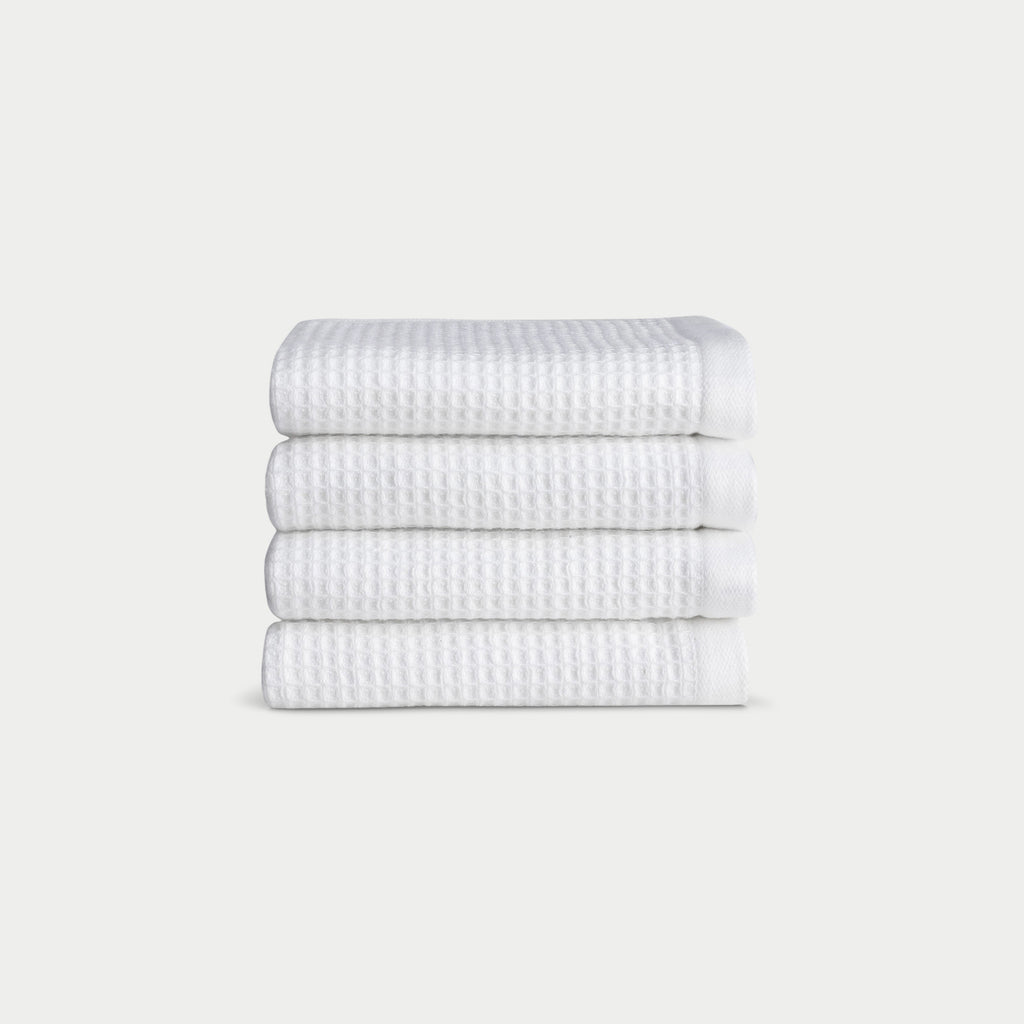 Waffle Washcloths - Set of 4