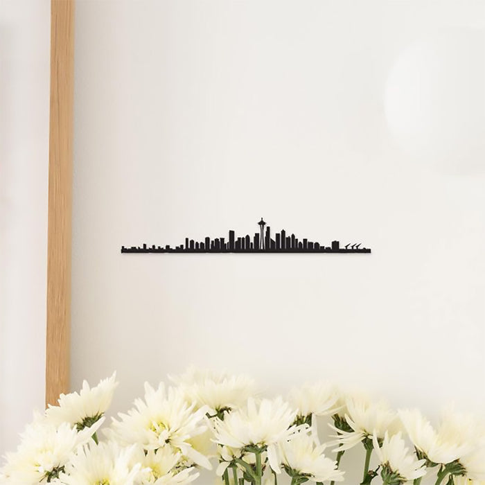 The Line - 7.5" Seattle City Skyline Silhouette Mini