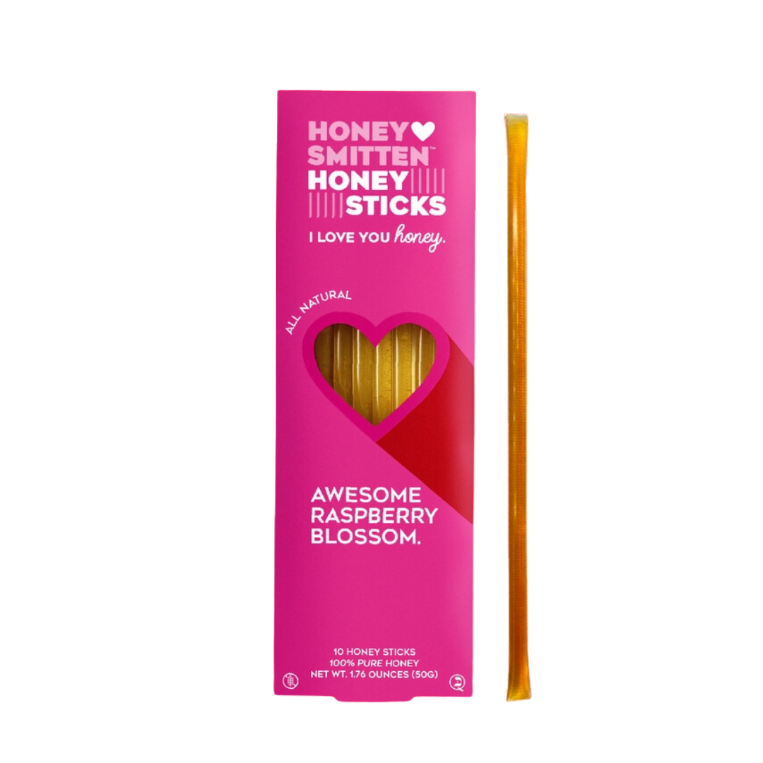 Raspberry Blossom Honey Sticks