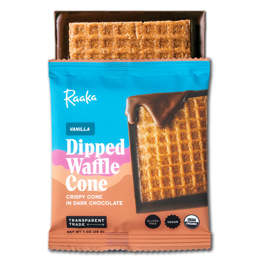 Dipped Waffle Cone Bar, Vanilla