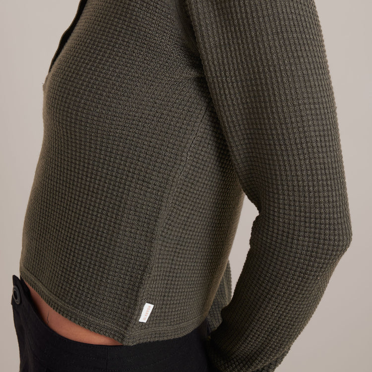 Well Worn Thermal Sweater, Military