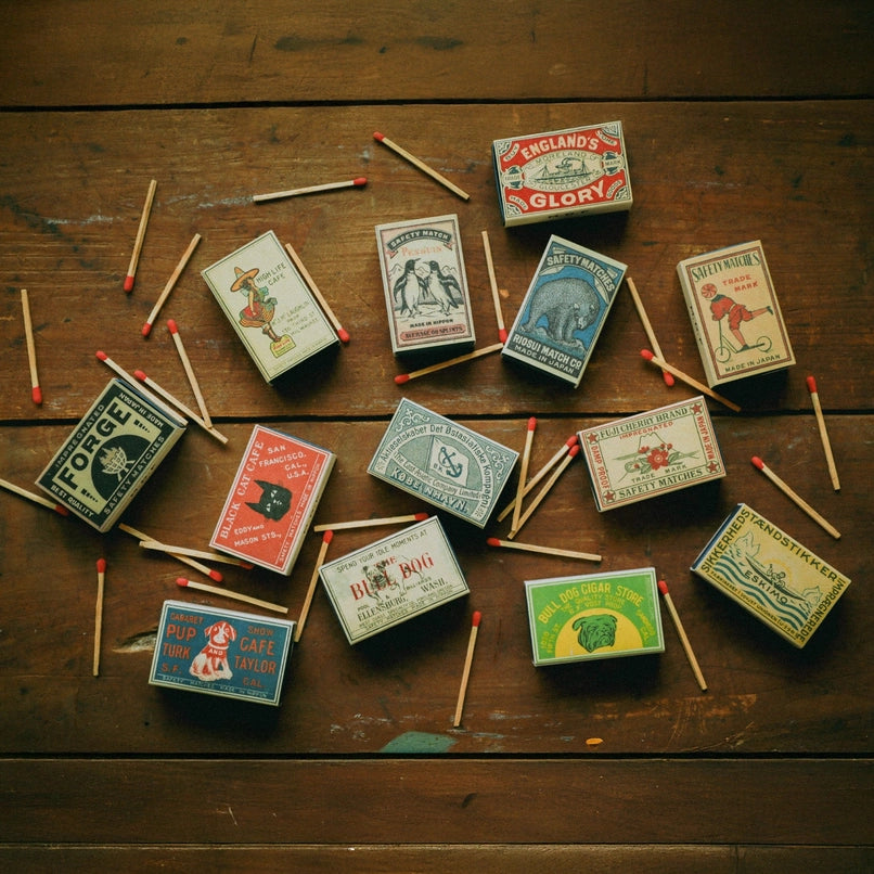 Retro Match Box - Whimsical Tales
