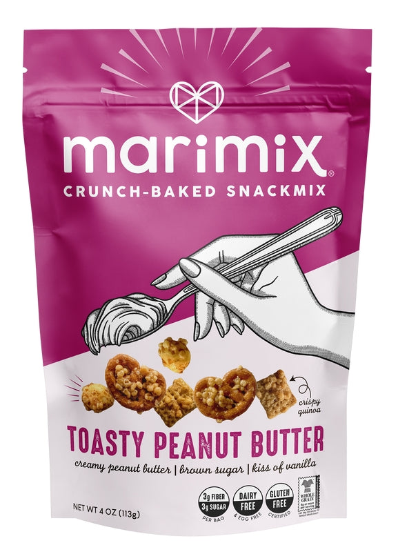 Crunch-Baked Snackmix, Toasty Peanut Butter