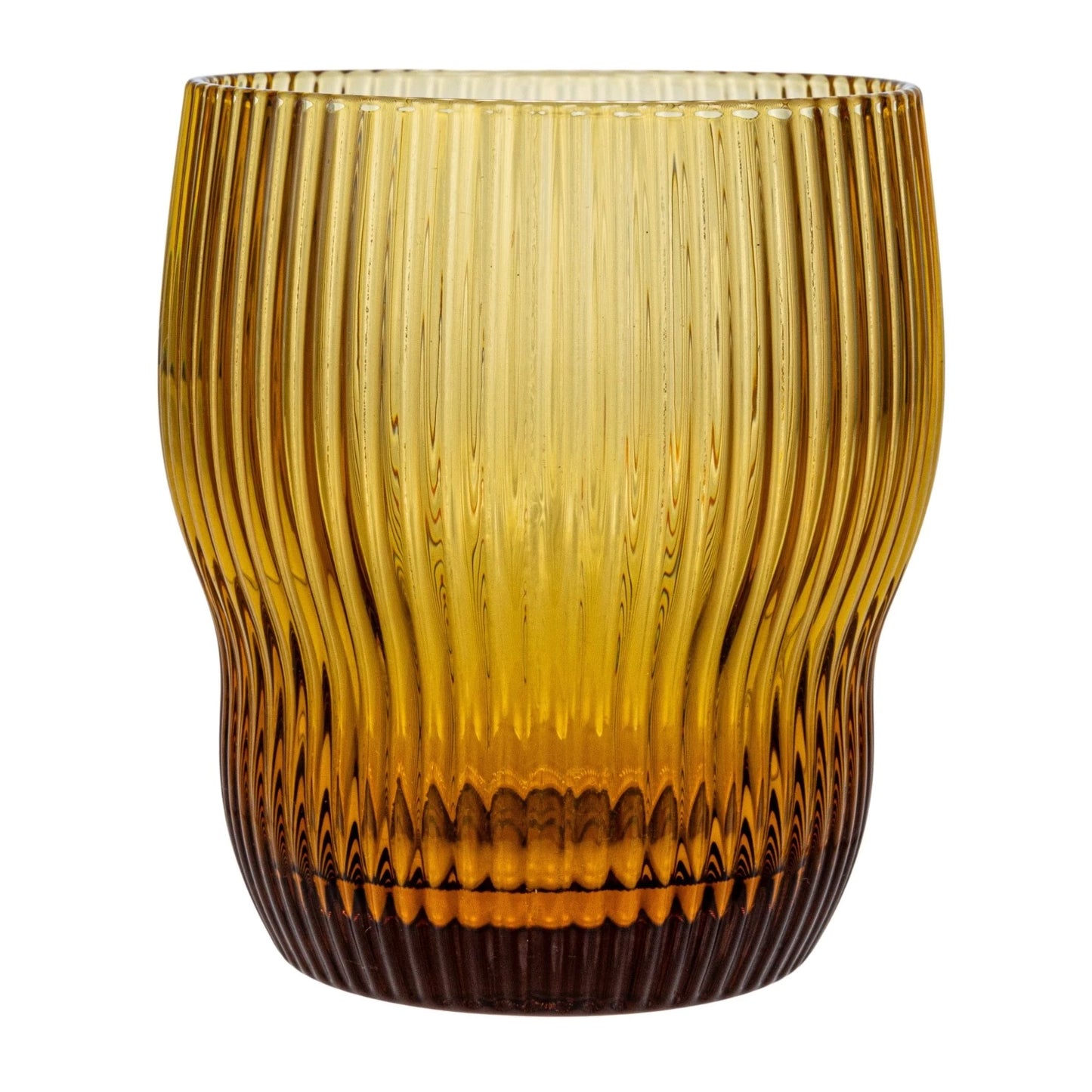 Textured Amber Glass
