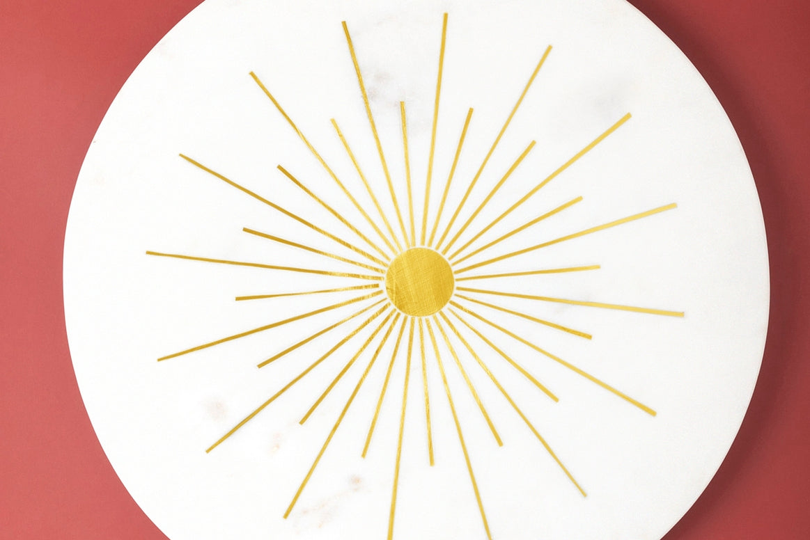 Sunshine Marble Cheese Board