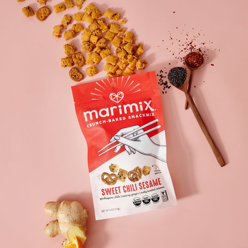 Crunch-Baked Snackmix, Sweet Chili Sesame