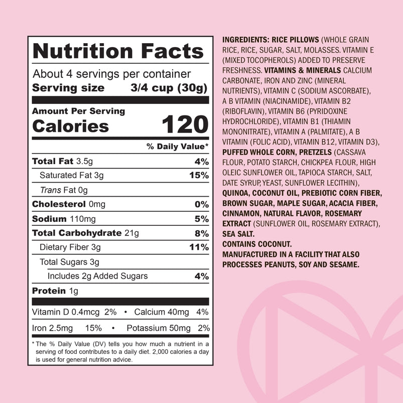 Crunch-Baked Snackmix, Cinnamon Churro
