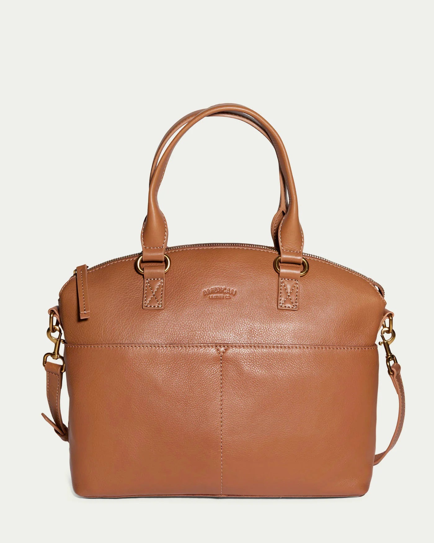 Carrie Dome Satchel, Saddle