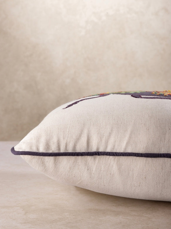 Udaipur Beetle Throw Pillow