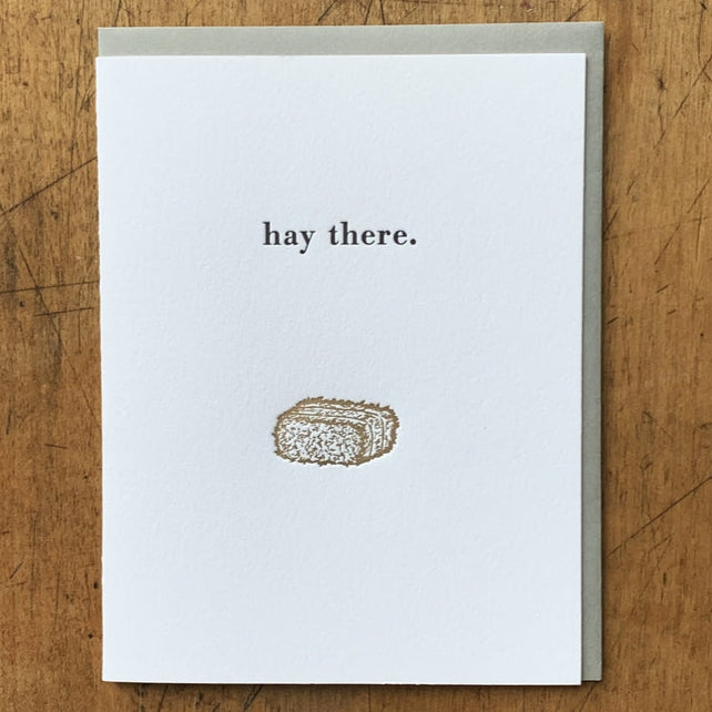 Hay There Card