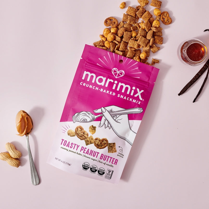 Crunch-Baked Snackmix, Toasty Peanut Butter
