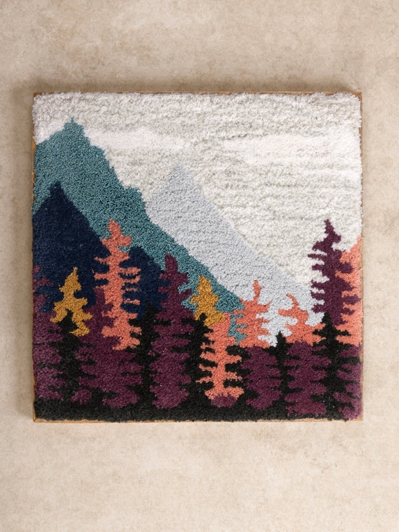 Jhansi Tufted Mountain Trees Wall Art