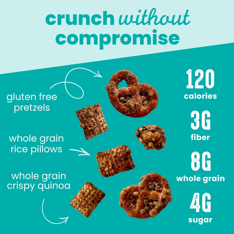 Crunch-Baked Snackmix, Chocolatey Sea Salt