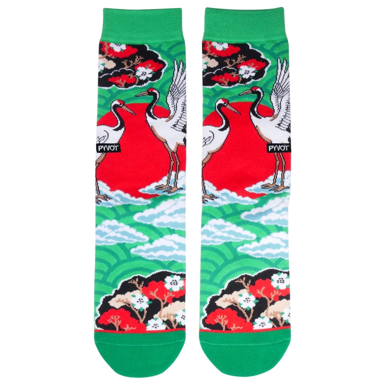 Rising Crane Socks