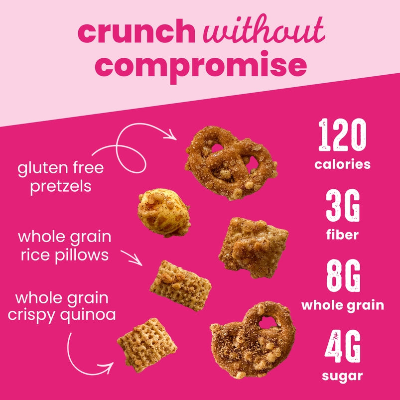 Crunch-Baked Snackmix, Cinnamon Churro